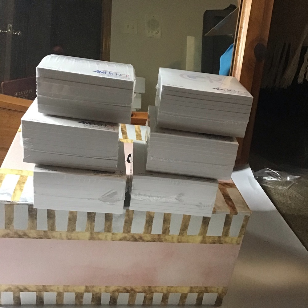 6 Packs of 10 Sticky Notes Pads NWT